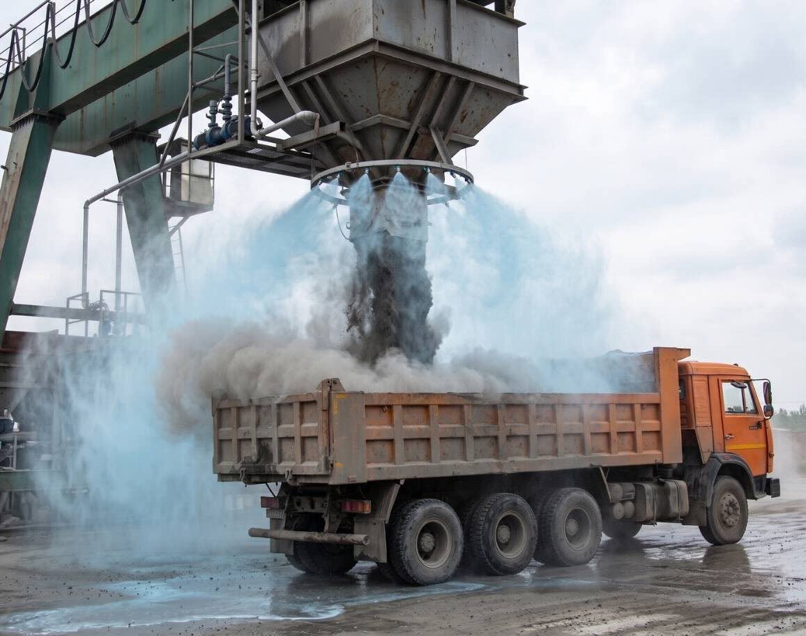 Ultrasonic Fog Concrete Plant Front